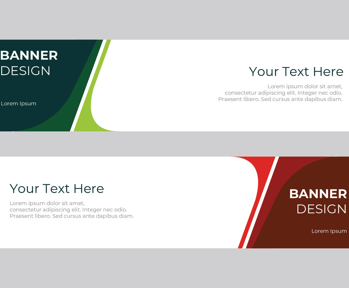 Corporate Web Header Template