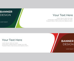 Corporate Web Header Template