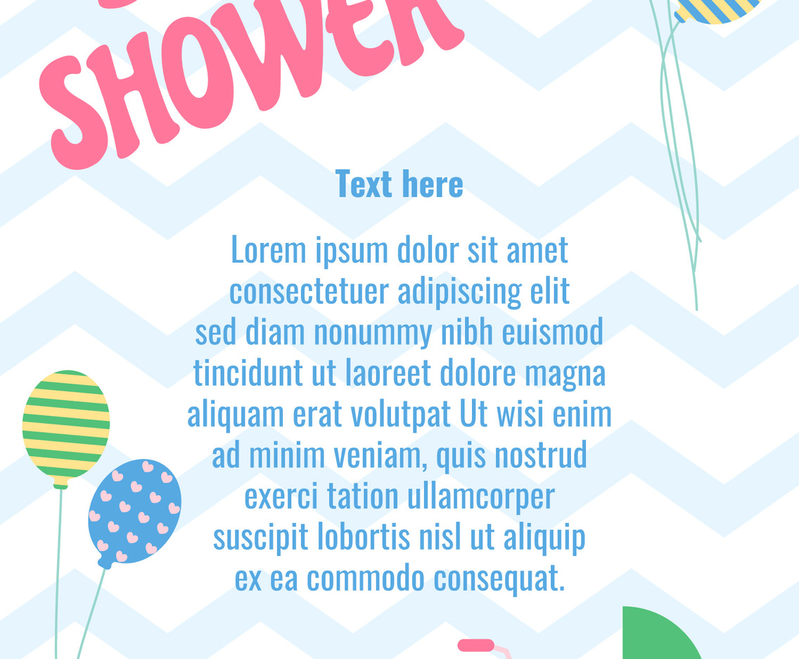 Baby Shower Background Vectors