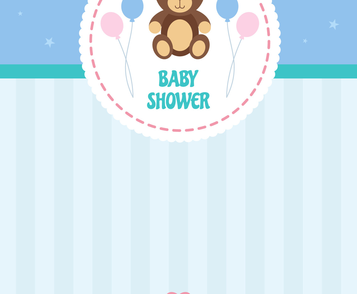 Baby Shower Background Vectors