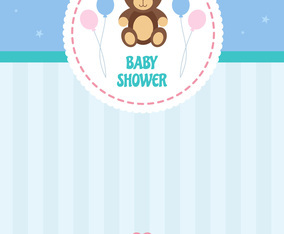 Baby Shower Background Vectors