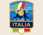 Italy World Cup Soccer Badges