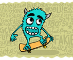 monster skateboarding