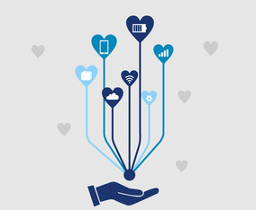 In Love With Technology Illustration