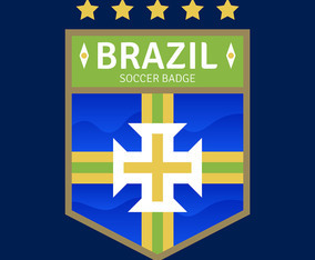 Brazil World Cup Soccer Badges
