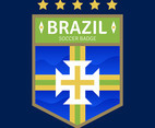 Brazil World Cup Soccer Badges
