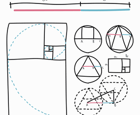 Doodled Golden Ratio