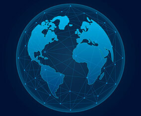 Futuristic Globalization Interface Science And Technology Abstract Graphics