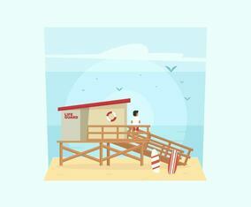 Lifeguard Vector