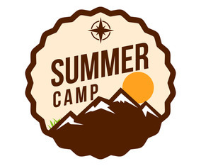 Summer Camp Patch Badge