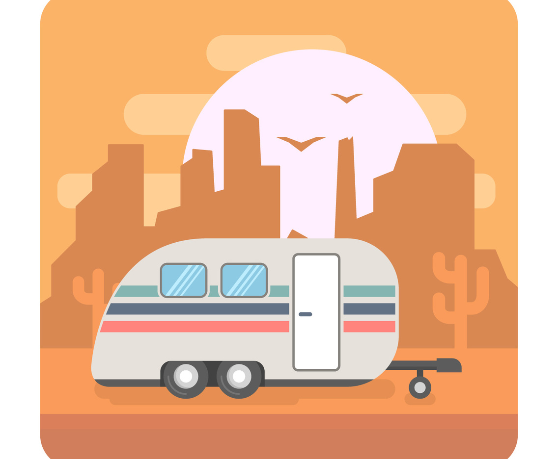 Camping Illustration