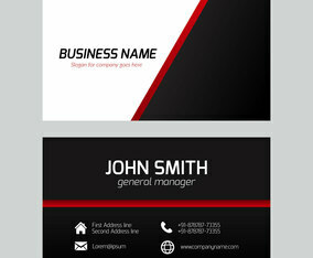 Free Vector Clean Business Card Template