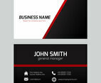 Free Vector Clean Business Card Template