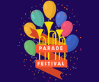 Parade Festival Vector Illustration