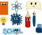 School Characters Vectors