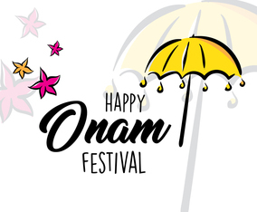 Happy Onam Sketch Card