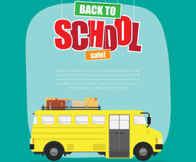 Back To School Sale Illustration