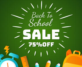 Back to School Sale Background