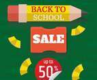 Back To School Sale Illustration