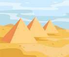 Pyramids Vector Illustration