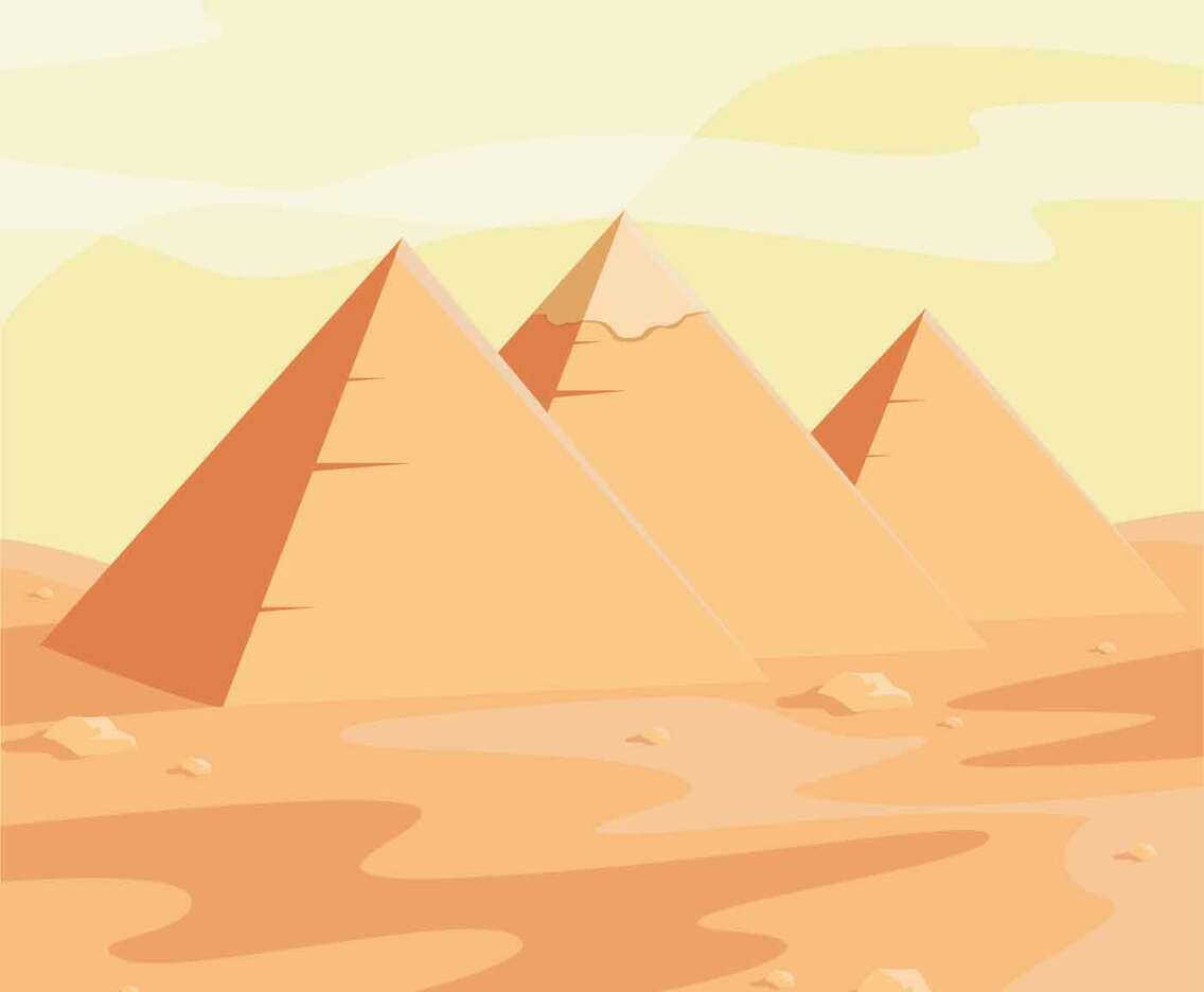 Pyramids Vector Illustration