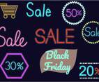 Neon Sale Vectors