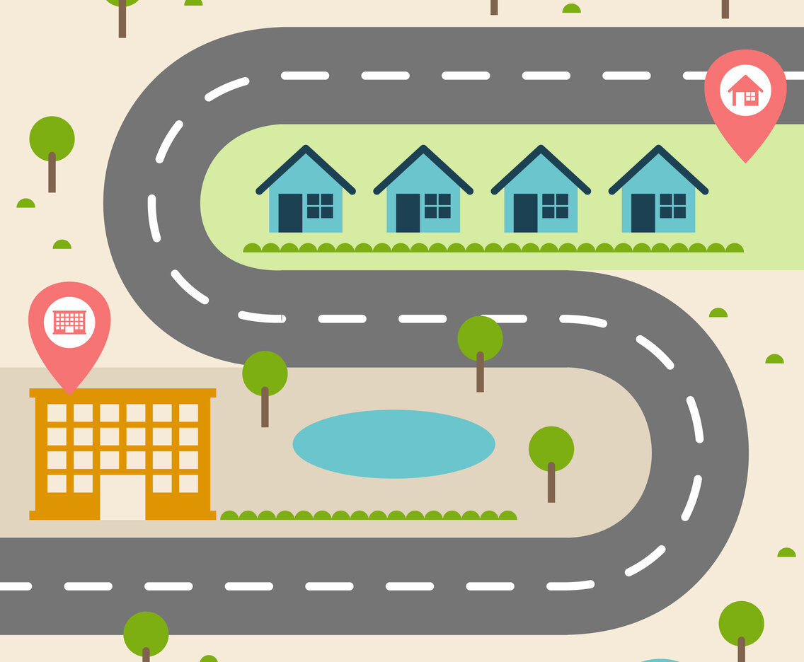 Road Map Illustration