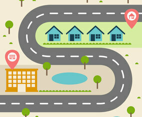 Road Map Illustration