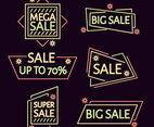 Neon Sale Vector