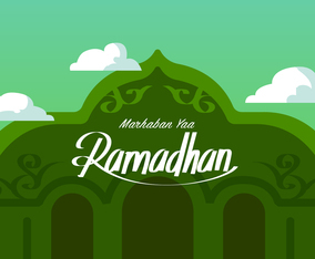 Ramadhan Is Near Vector