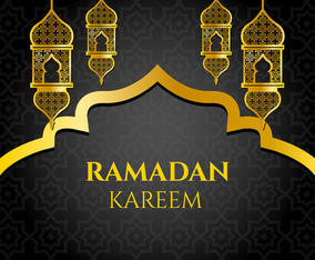 Gold Ramadan Kareem Vector