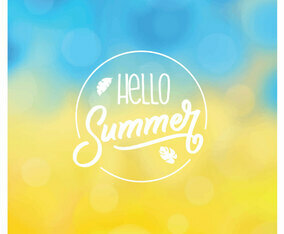 Blurry Bokeh Summer Background