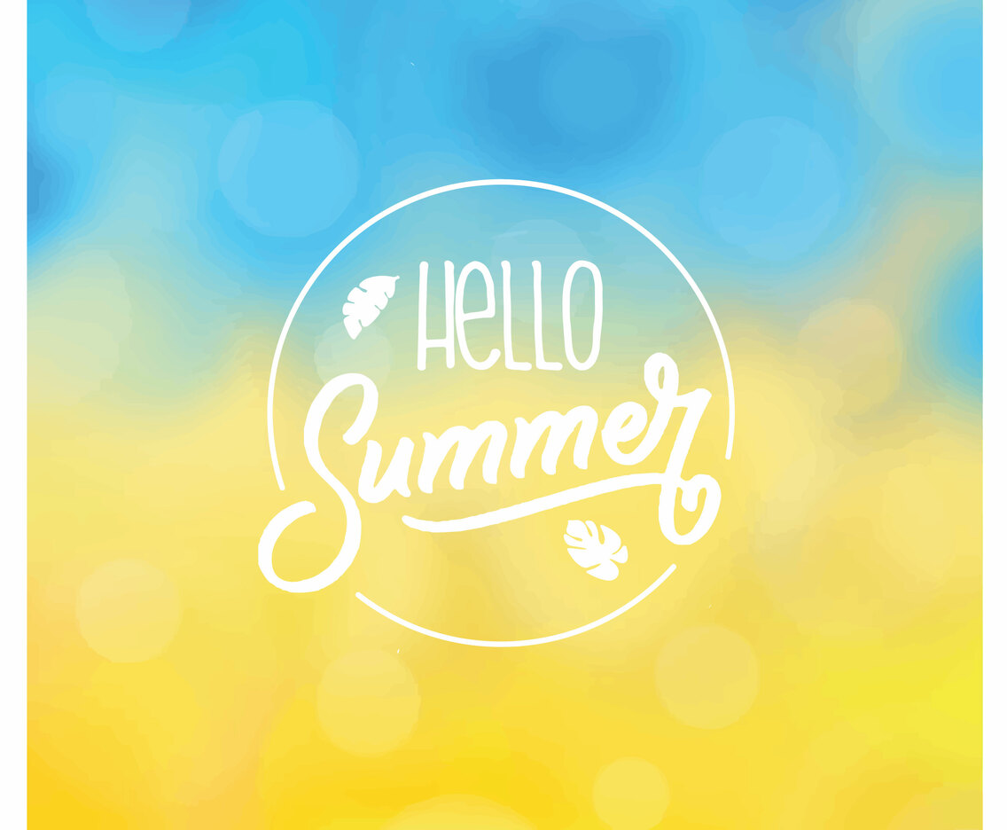 Blurry Bokeh Summer Background