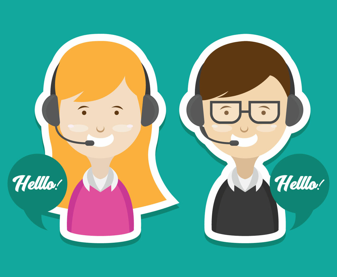 Customer Service Vector Set