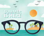 Tropical Summer Holiday Background