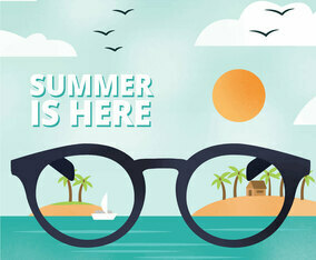 Tropical Summer Holiday Background