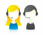 Customer Service Illustration Vector