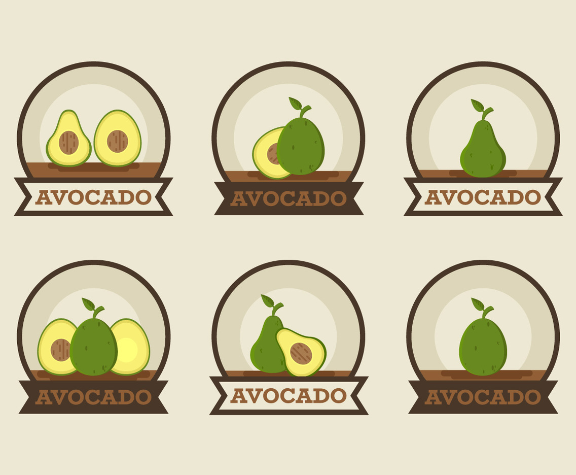 Avocado Badges Collection