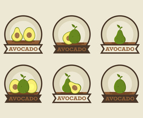 Avocado Badges Collection