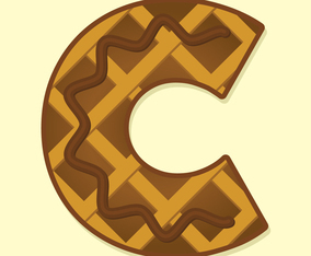 Letter C Typography