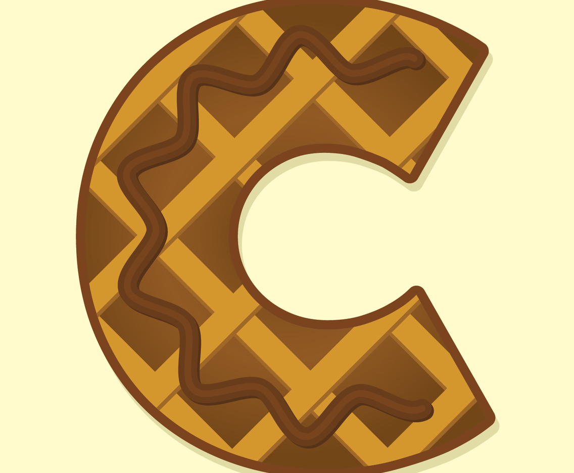 Letter C Typography