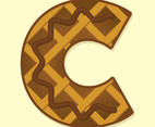 Letter C Typography