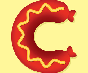 Letter C Typography | FreeVectors