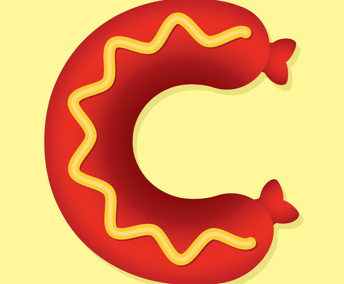 Letter C Typography
