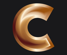 Letter C Typography