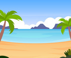 Awesome Tropical Landscape Player Vectors
