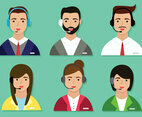 Customer Service Character Vector Pack