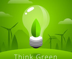 Think Green Vector