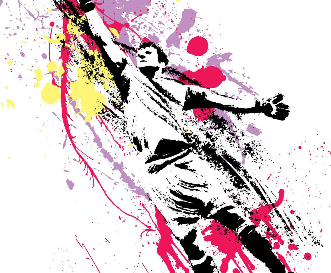 GoalKeeper Abstract Soccer Player