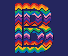 Letter B Typography
